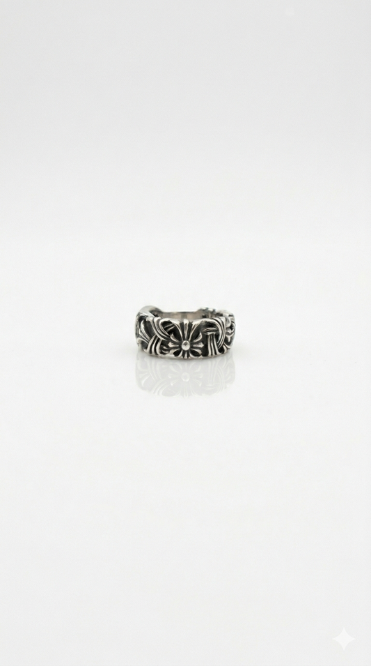 Floral Crest Ring